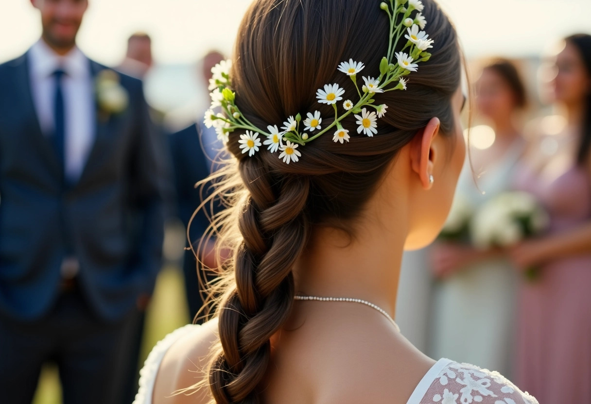 coiffure mariage tresse