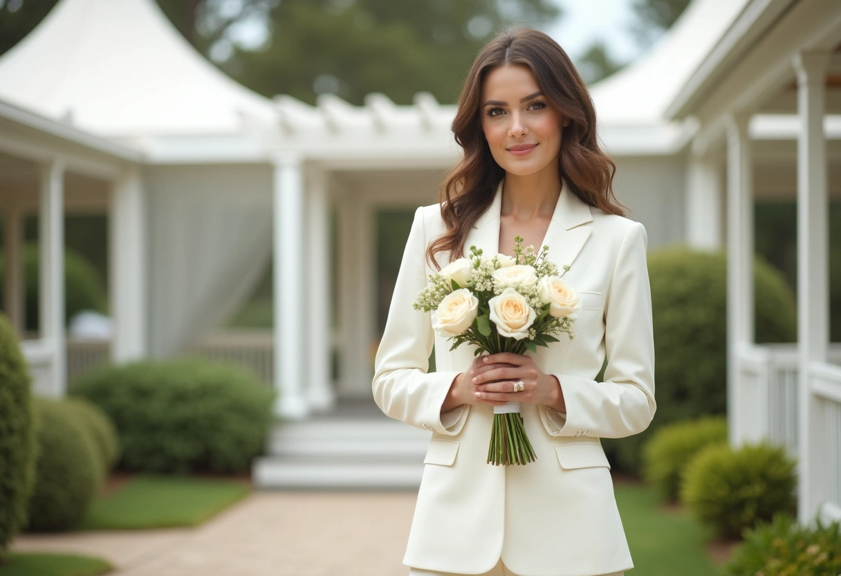 tailleur blanc