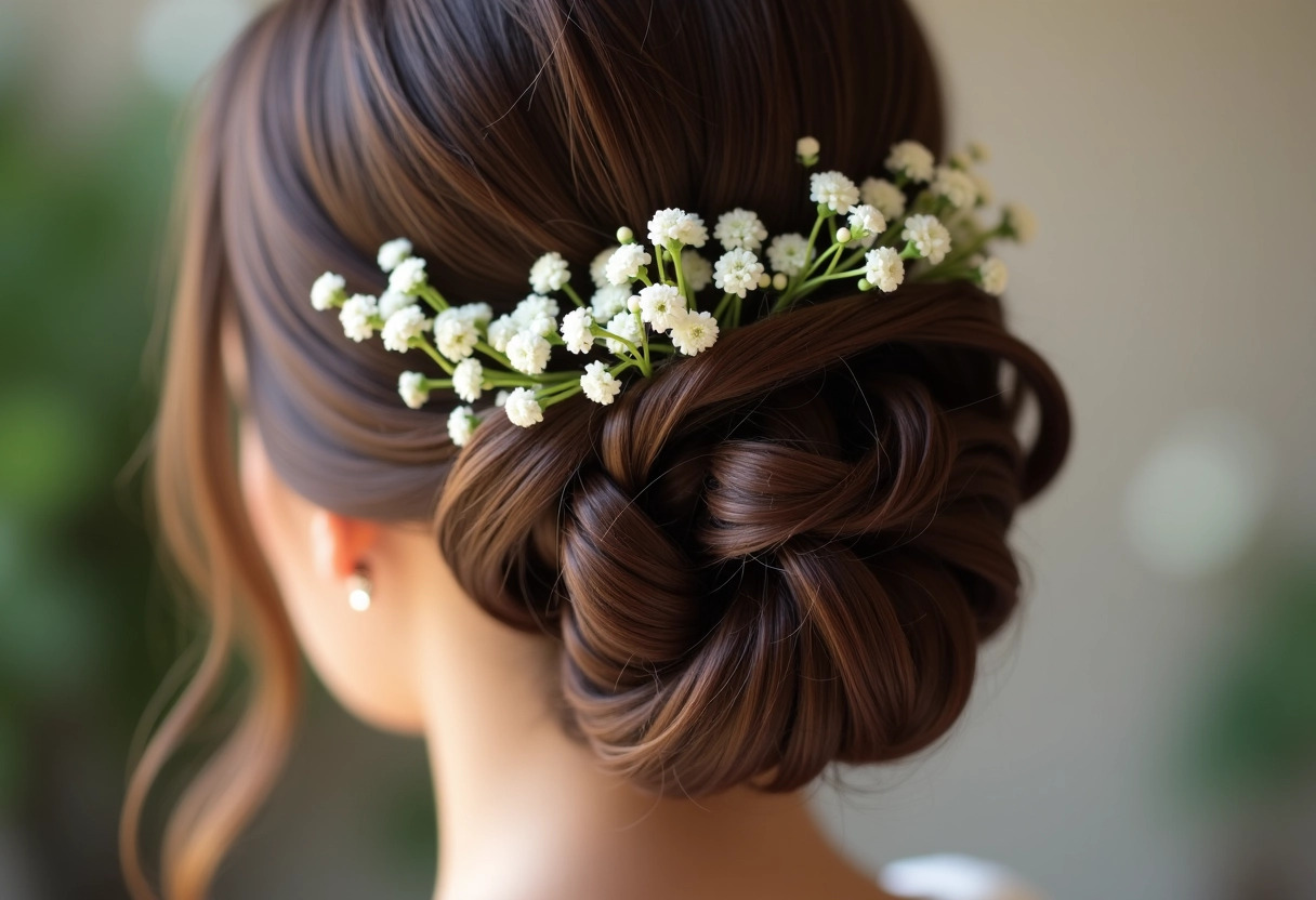 chignon mariage